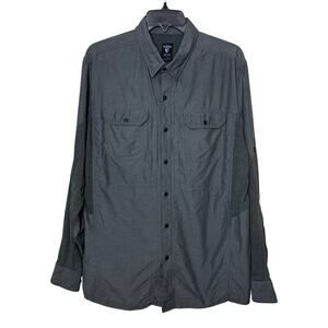 KUHL Airspeed Shirt Mens Size Large Carbon Gray Long Sleeve Hiking Outdoors